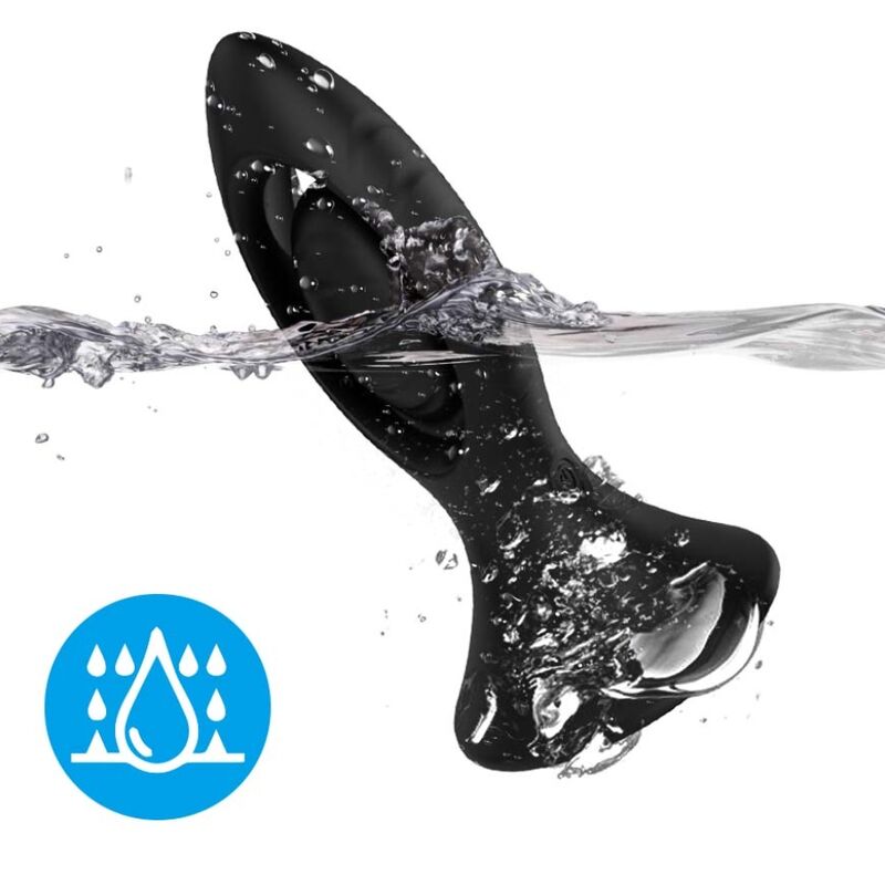 Armony Vibrator Anal Plug Silicone — Black