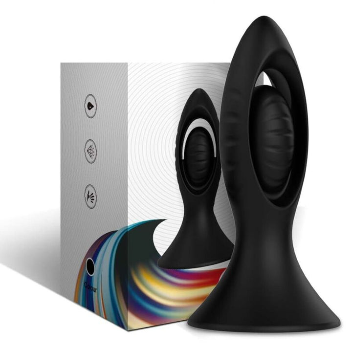 Armony Vibrator Anal Plug Silicone — Black