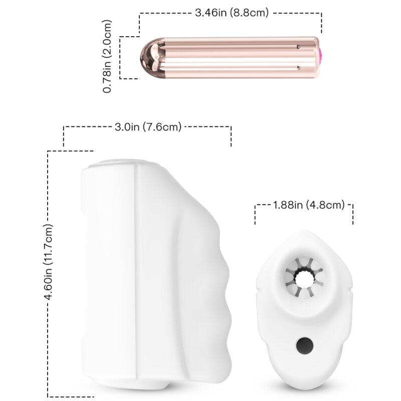 Armony Master Masturbator - &amp; Vibrator White