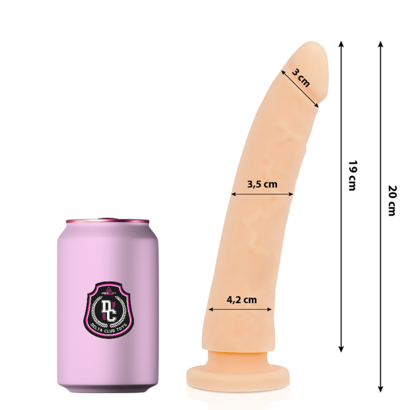 Delta - Club Toys Natural Dildo Medical Silicone 20 CM -O- 4