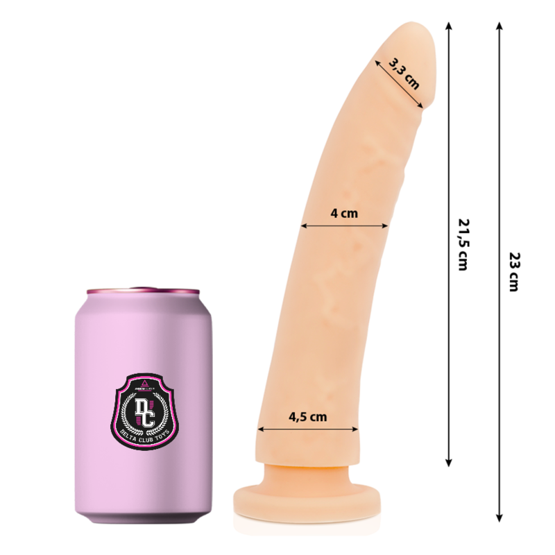 Delta - Club Toys Natural Dildo Medical Silicone 23 CM -O- 4.5
