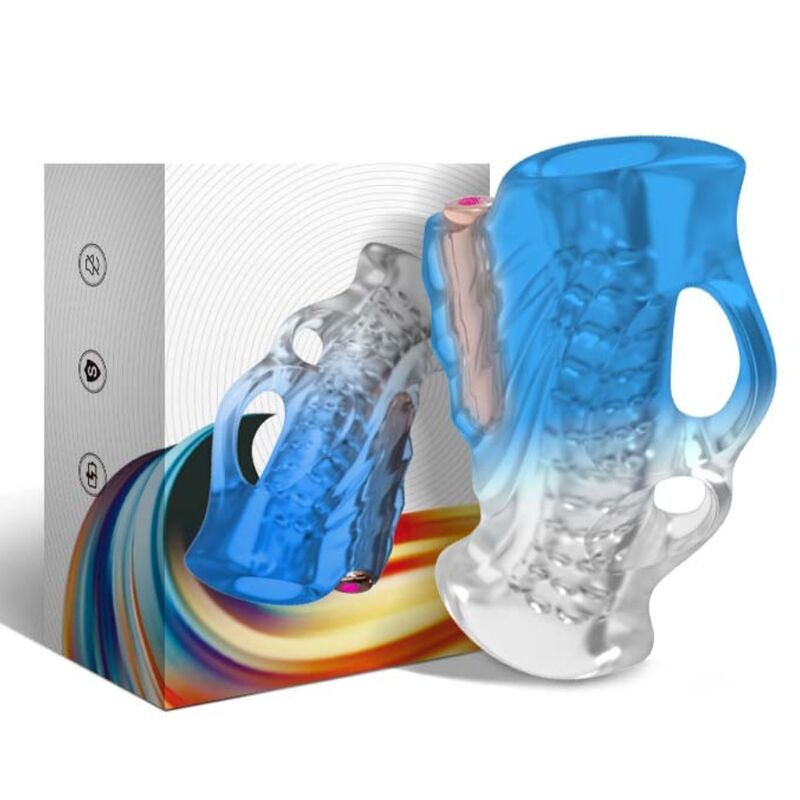 Armony Masturbator Finger - &amp; Vibrator Blue Gradient