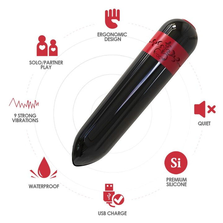 Armony Rocket - Vibrator Bullet Remote Control Black