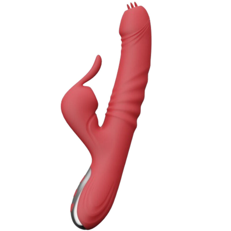 ARMONY - SUCK VIBRATOR &amp; SUCKER WITH STIMULATING TONGUE BURGUNDY