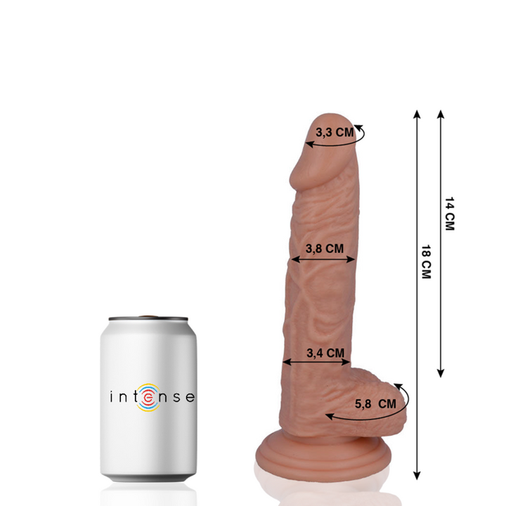 Mr Intense 11 Realistic Cock 18 CM -O- 3.8 CM — Skin
