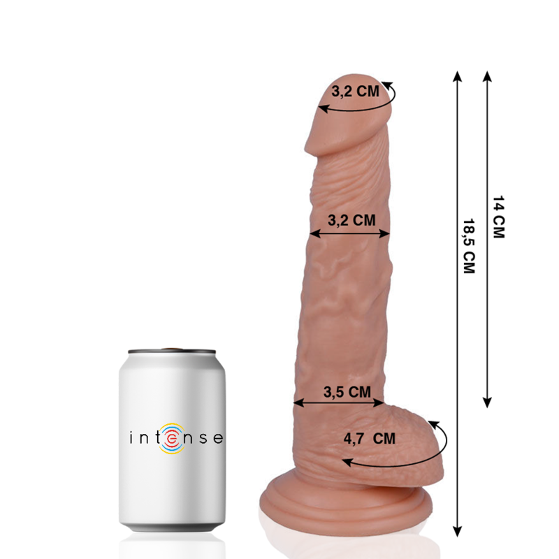 Mr Intense 13 Realistic Cock 18.5 CM -O- 3.2 CM — Skin