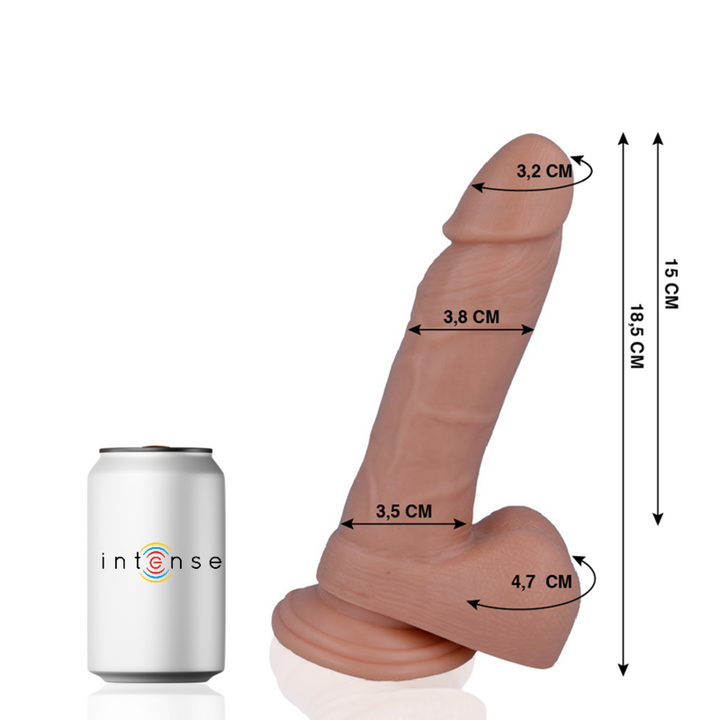 Mr Intense 14 Realistic Cock 18.5 CM -O- 3.8 CM — Skin