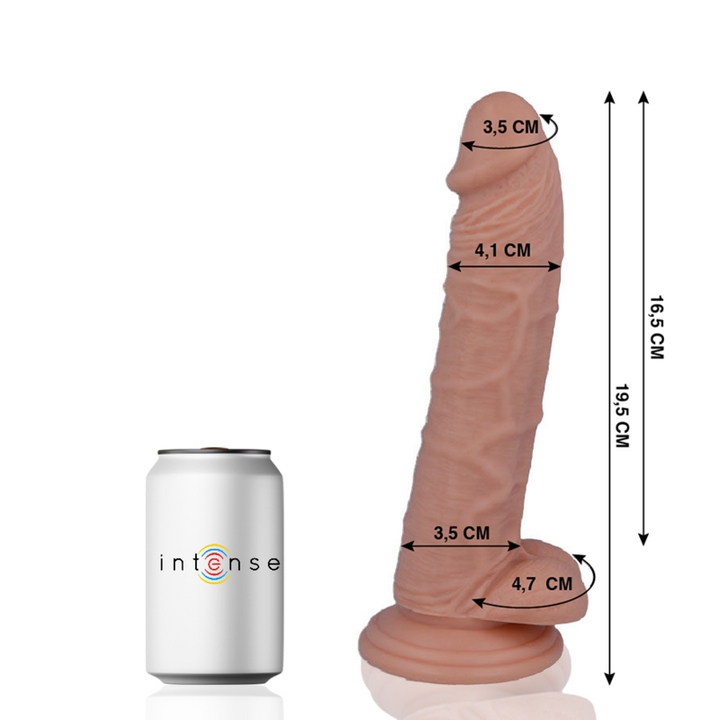 Mr Intense 15 Realistic Cock 19.5 CM -O- 4.1 CM — Skin
