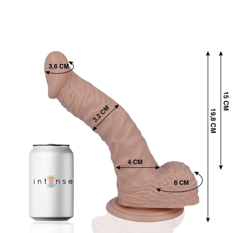 Mr Intense 18 Realistic Cock 19.8 CM -O- 3.2 CM — Skin