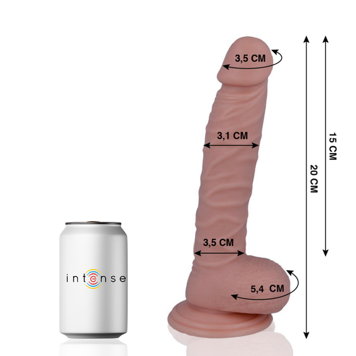 Mr Intense 19 Realistic Cock 20 CM -O- 3.1 CM — Skin