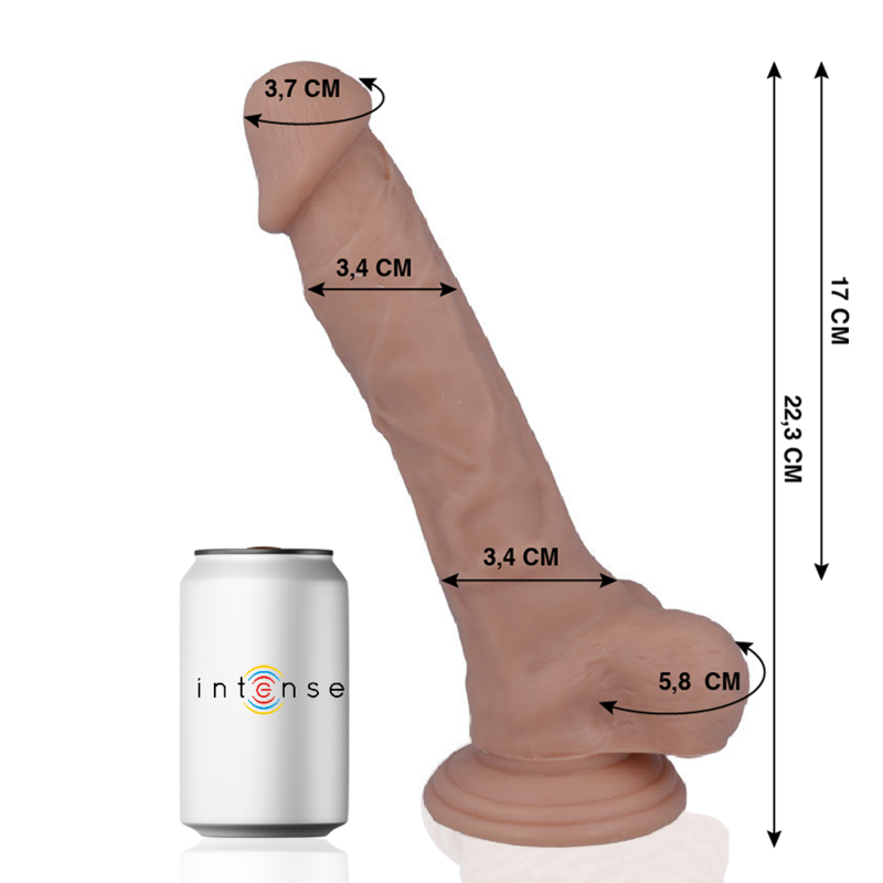 Mr Intense 28 Realistic Cock 22.3 CM -O- 3.4 CM — Skin