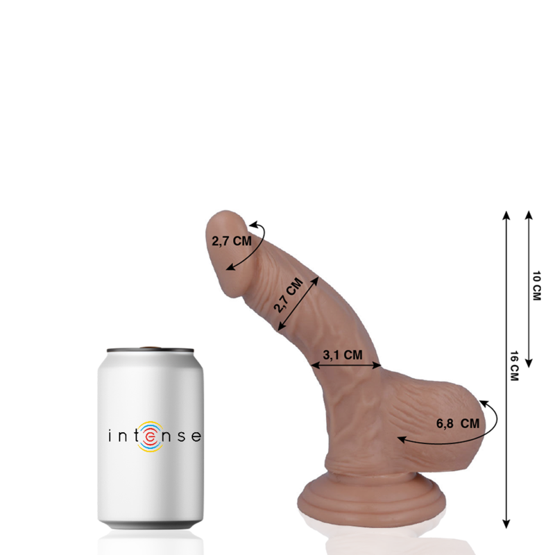 Mr Intense 2 Realistic Cock 16 CM -O- 2.7 CM — Skin