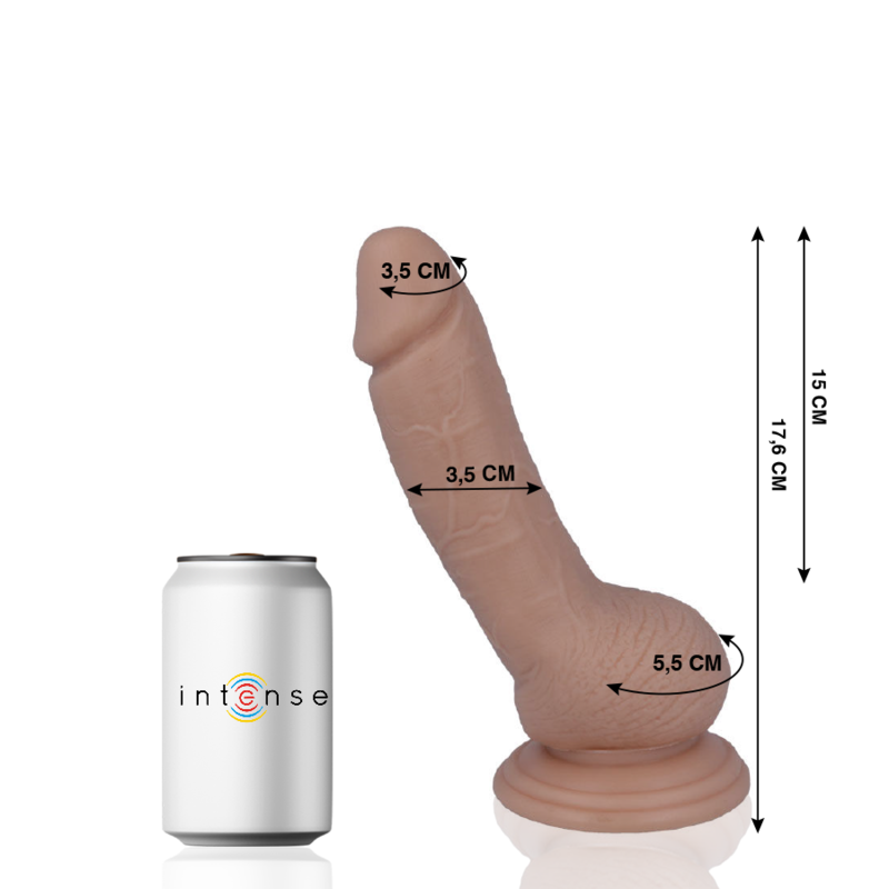 Mr Intense 8 Realistic Cock 17.6 CM -O- 3.5 CM — Skin