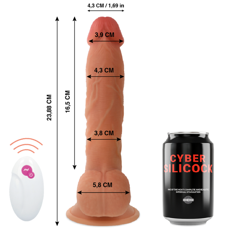 Cyber Silicock - Remote Control Realistic Master Ben 23.88 CM — Skin