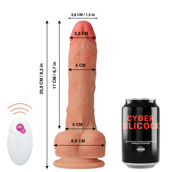 Cyber Silicock - Remote Control Realistic Master Huck 20.9 CM -O- 4 CM — Skin