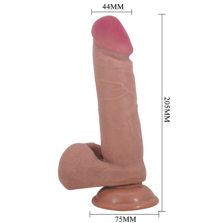Pretty Love Sliding Skin Series Realistic Dildo — Skin