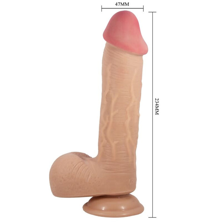 Pretty Love Sliding Skin Series Realistic Dildo — Skin