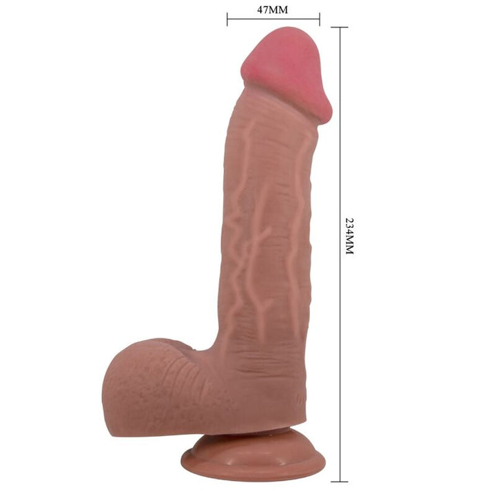 Pretty Love Sliding Skin Series Realistic Dildo — Skin