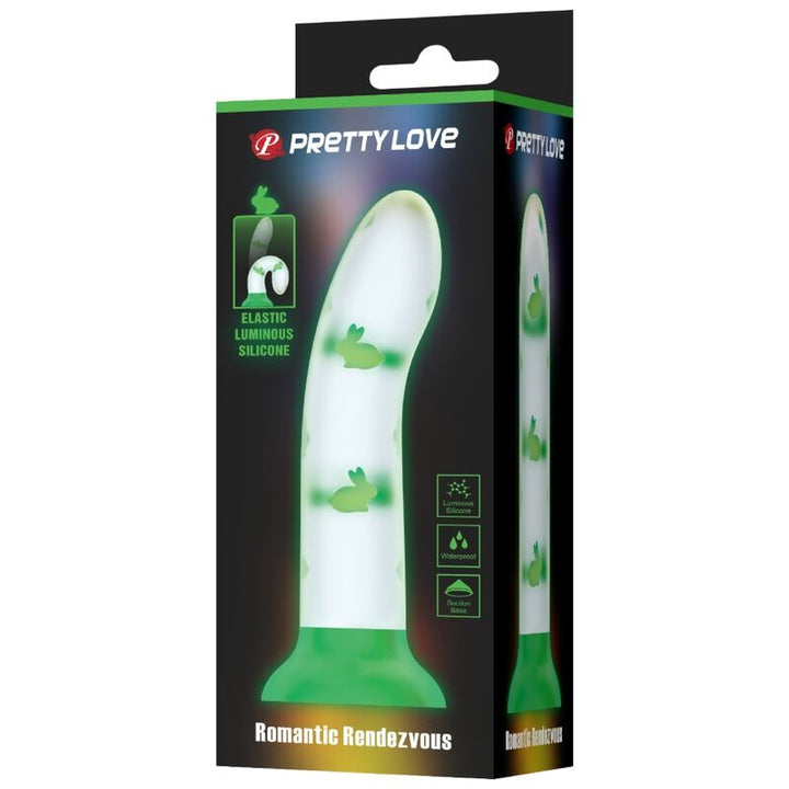 Pretty Love Magical Nightfall Dildo — Luminous Green/Silicone