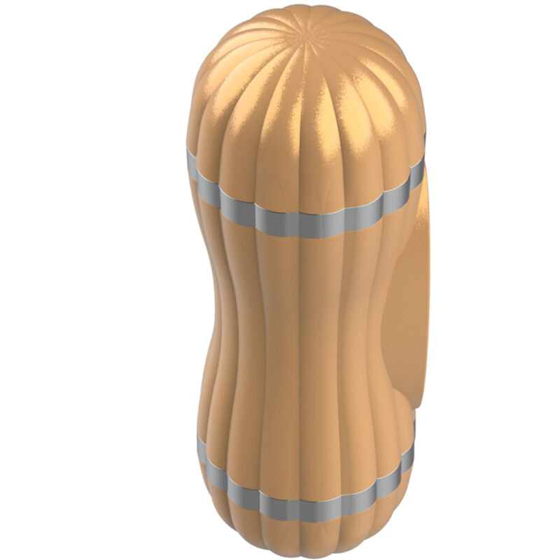 ARMONY - BEVIS DOUBLE MASTURBATOR VAGINA &amp; MOUTH WITHOUT VIBRATION GOLD