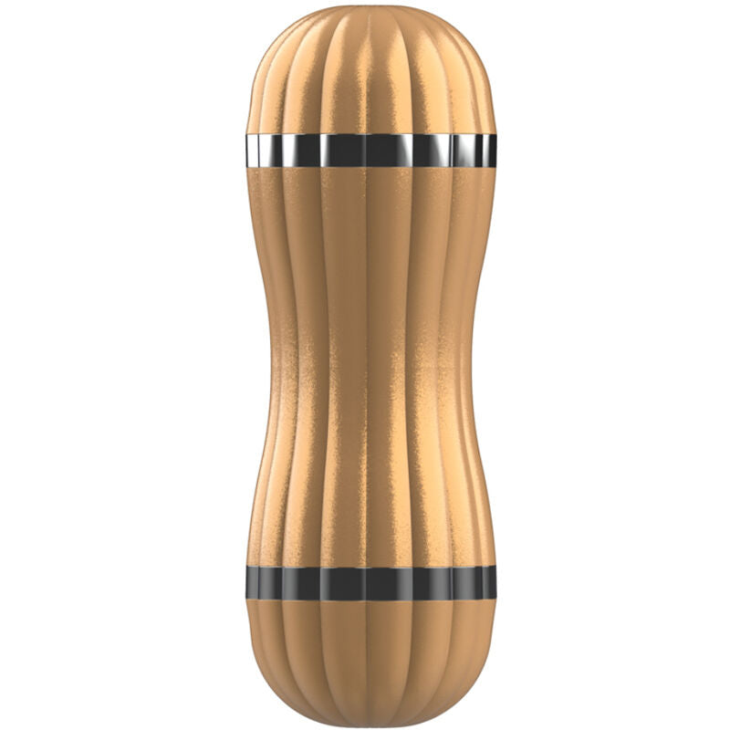ARMONY - BEVIS DOUBLE MASTURBATOR VAGINA &amp; MOUTH WITHOUT VIBRATION GOLD