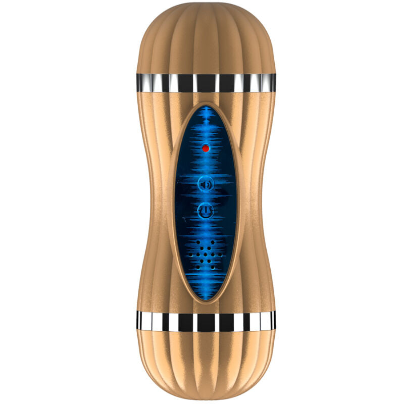 ARMONY - BEVIS DOUBLE MASTURBATOR VAGINA &amp; MOUTH WITHOUT VIBRATION GOLD