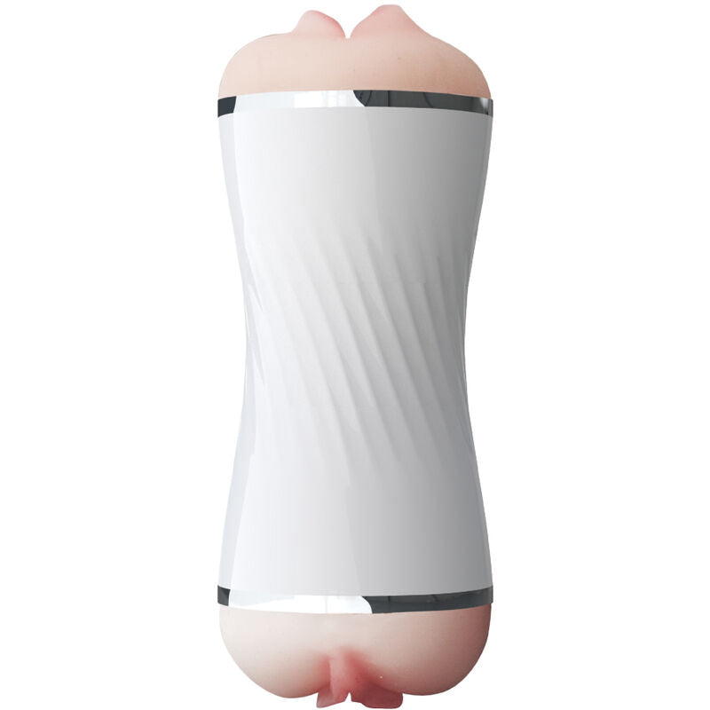 ARMONY - DOUBLE VAGINA &amp; MOUTH WHITE MASTURBATOR