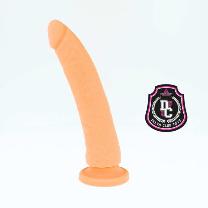 Delta Club Toys Natural Dildo Medical Silicone 20 CM — Skin Silicone