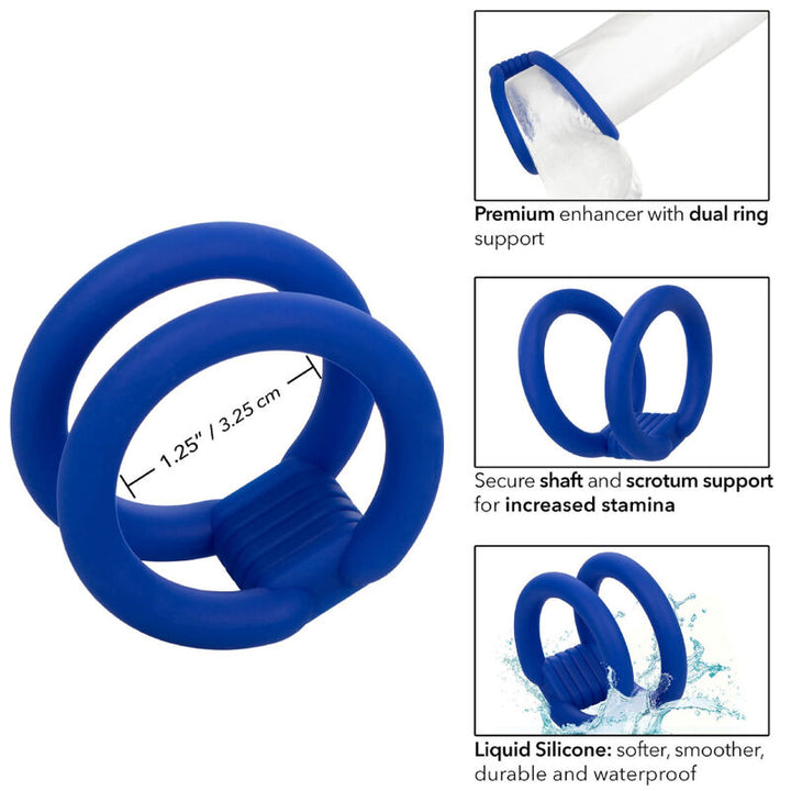CALEXOTICS - ADMIRAL DUAL COCK CAGE BLUE