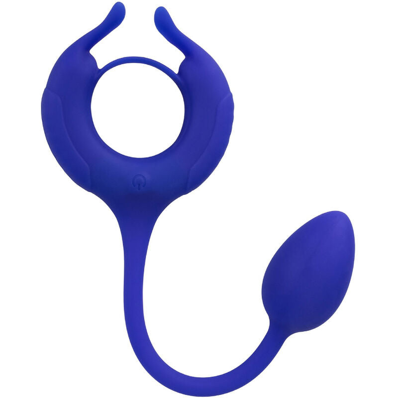 CalExotics Admiral weighted cock ring blue