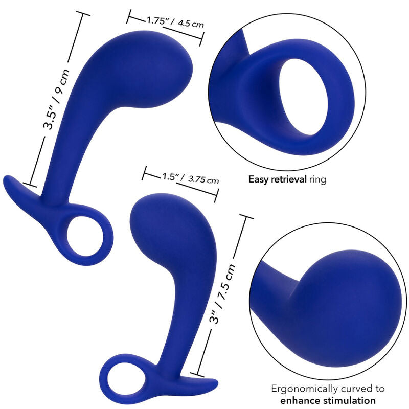Admiral Set 2 Anal Plug Blue — Blue