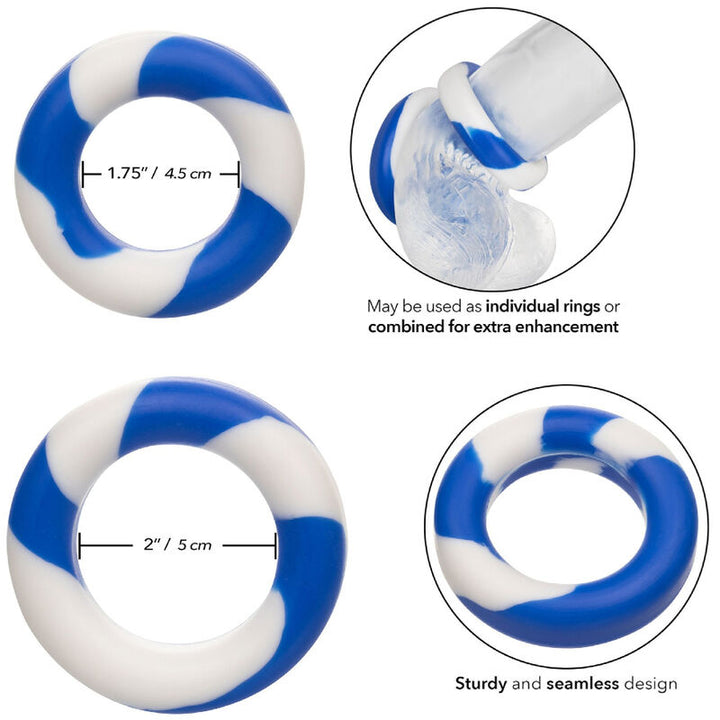 Calexotics - Admiral Set 2 Penis Rings