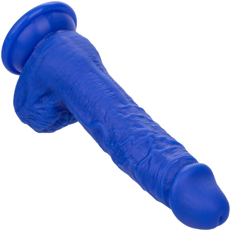 Calexotics Admiral Sailor Realistic Dildo Vibrator Blue — Blue, Silicone