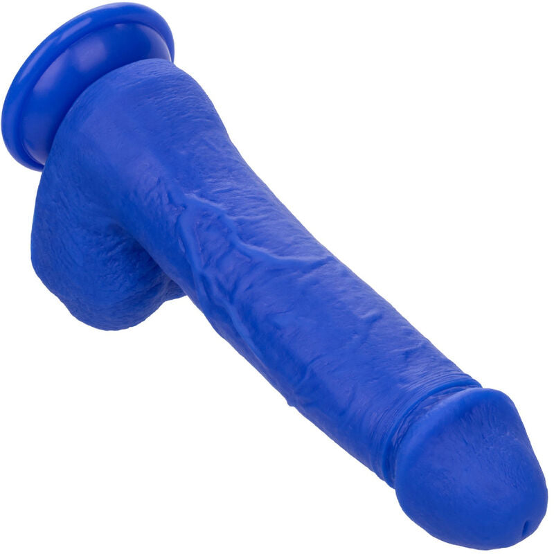 Calexotics Admiral Captain Realistic Dildo Vibrator Blue — Blue, Silicone