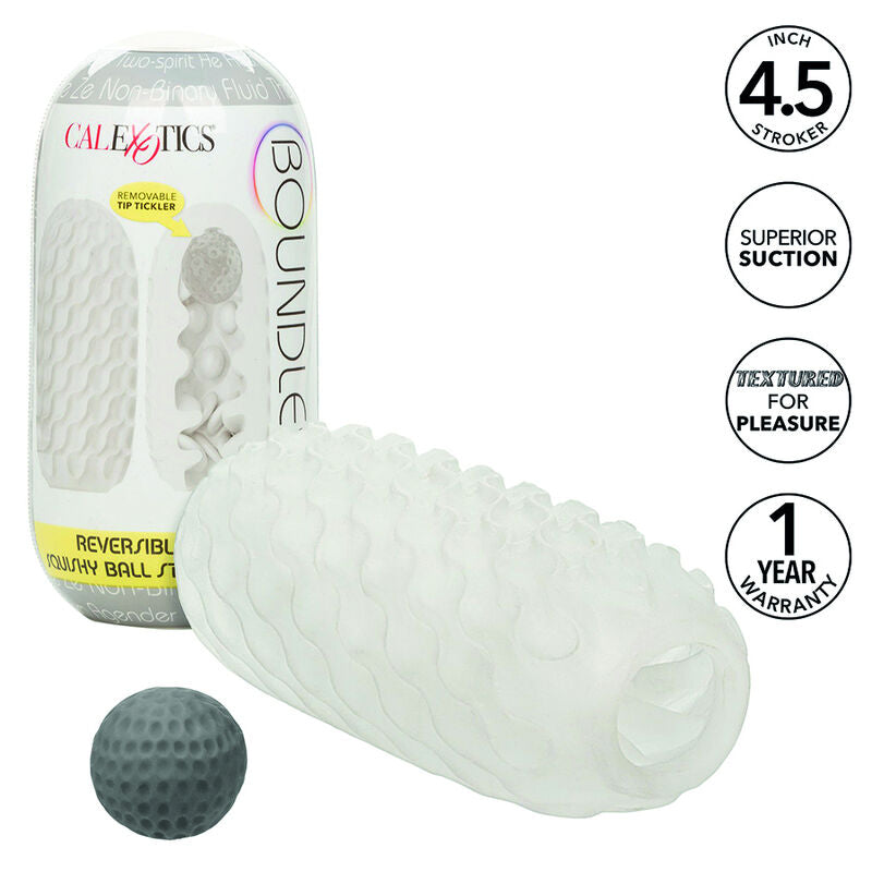 Calexotics - Boundless Reversible Squishy Ball Stroke Yellow