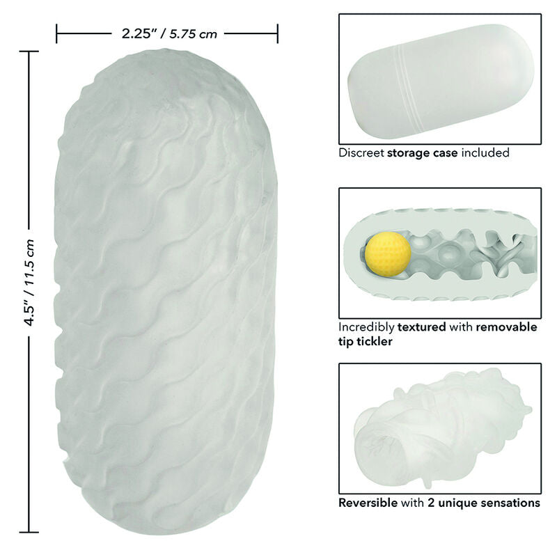 Calexotics - Boundless Reversible Squishy Ball Stroke Grey