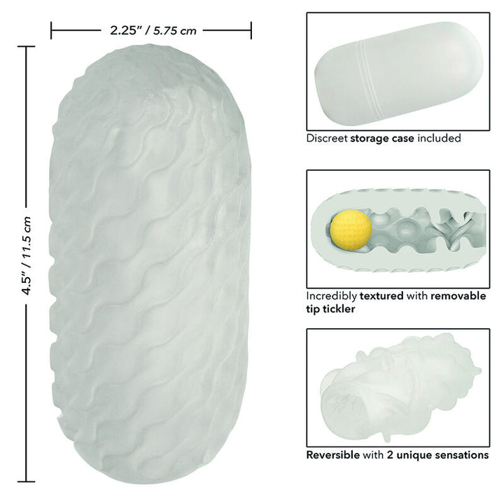 Calexotics - Boundless Reversible Squishy Ball Stroke Grey
