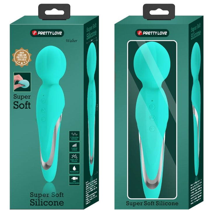 Pretty Love Walter - Vibrator Wand Aqua Green