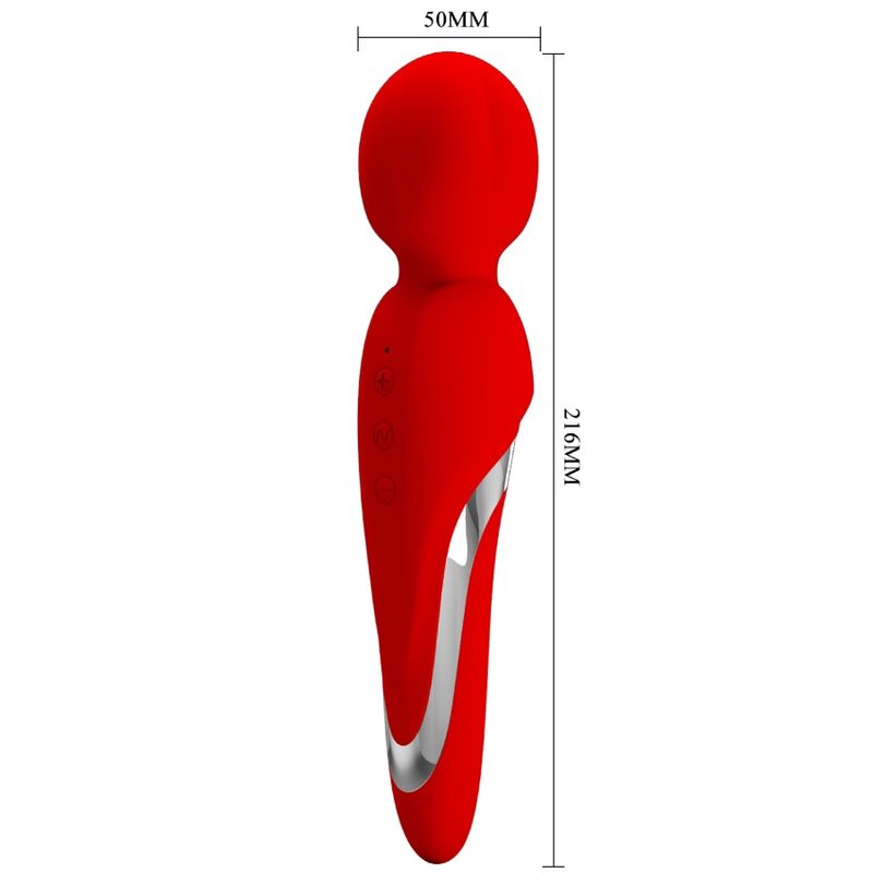 Pretty Love Walter - Vibrator Wand Red