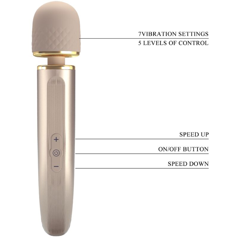 Pretty Love Massager - 7 Vibration Modes Champagne