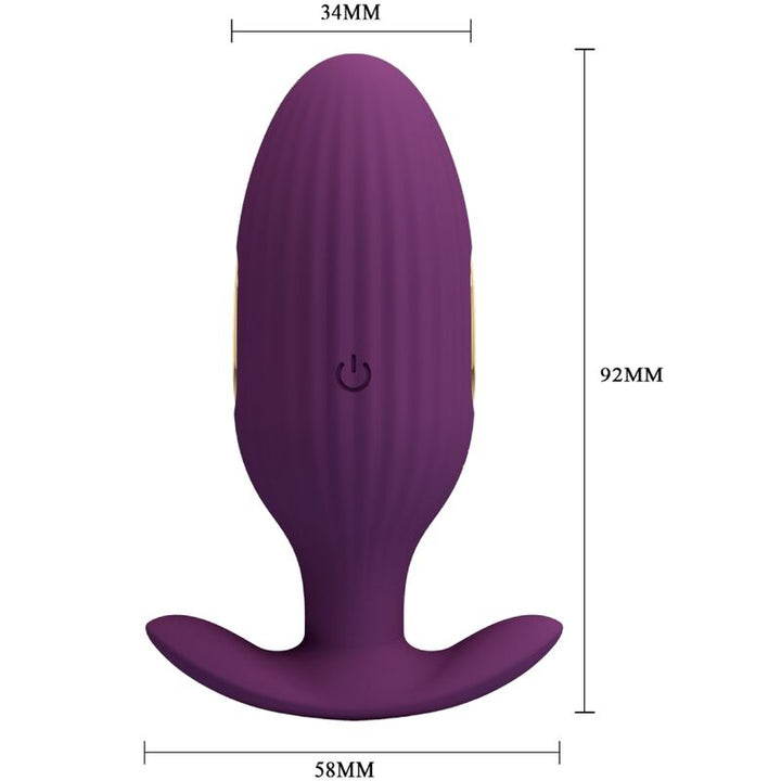 Pretty Love Jefferson App Controlled Anal Plug Purple — Purple