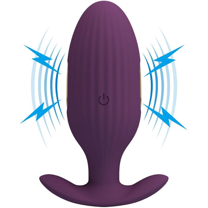 Pretty Love Jefferson App Controlled Anal Plug Purple — Purple