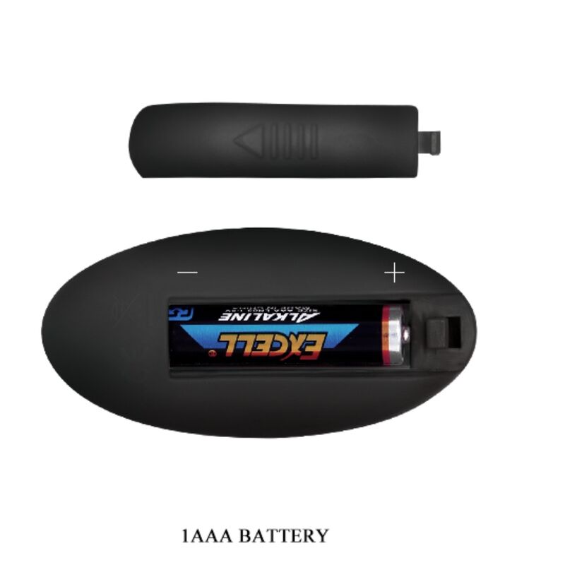 Mr Play Powerful Vibrator Remote Control Anal Plug — black