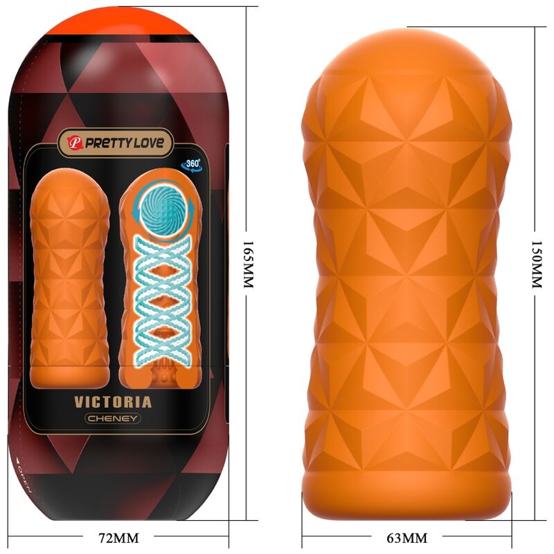 Pretty Love Victoria - Cheney Masturbator Orange