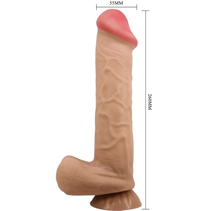 Pretty Love Sliding Skin Series Realistic Dildo — Skin