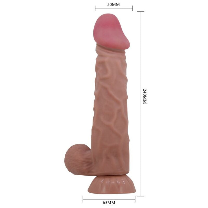 Pretty Love Sliding Skin Series Realistic Dildo — Skin