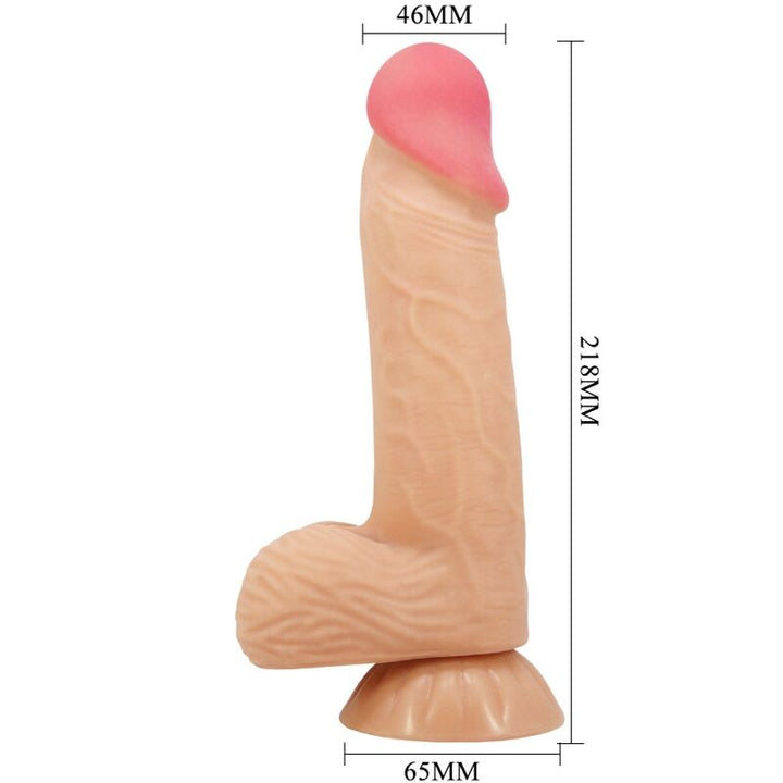 Pretty Love Sliding Skin Series Realistic Dildo — Skin