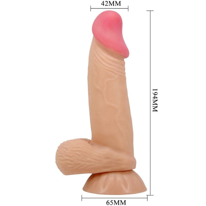 Pretty Love Sliding Skin Series Realistic Dildo — Skin