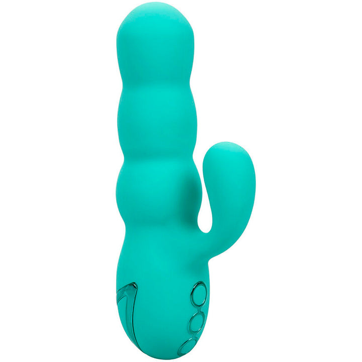 CALEXOTICS - DEL MAR DIVA VIBRATOR RABBIR AQUA GREEN BY CALIFORNIA DREAMING
