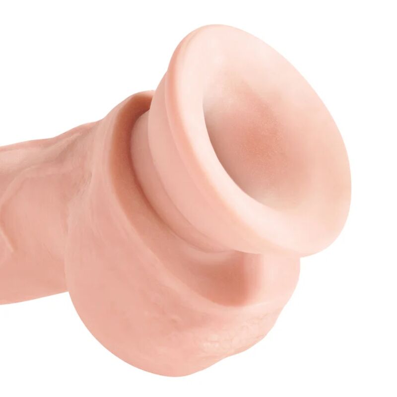 King Cock Triple Density Dildo 18.4 CM — Skin / PVC